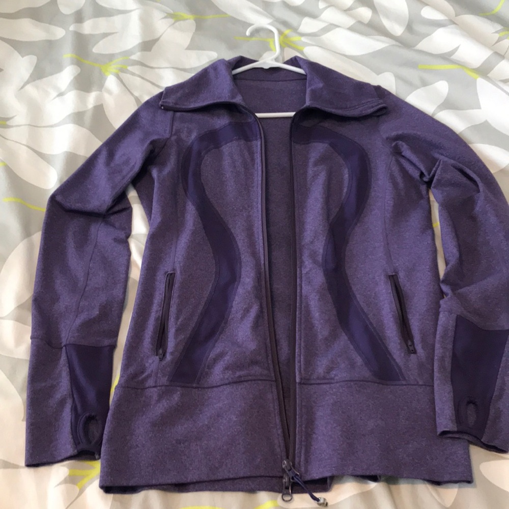 Workout zip up jacket
